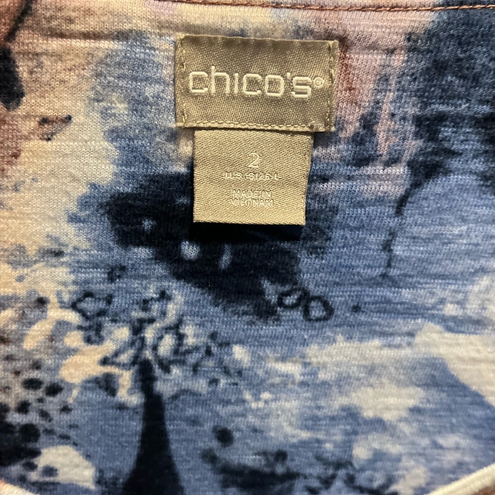03. WOMENS CHICO’S 2/L DETAIL TOP - Picture 2 of 5